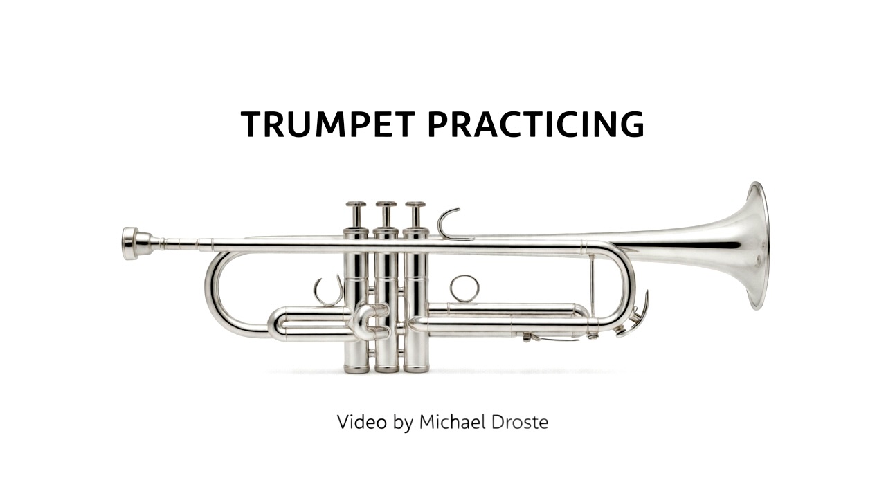Practicing Trumpet Video