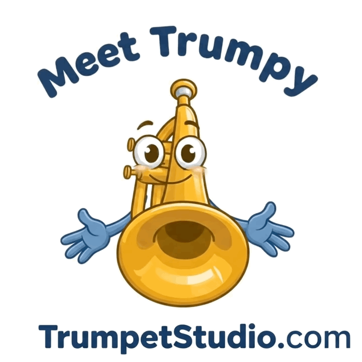 trumpet mascot photo
